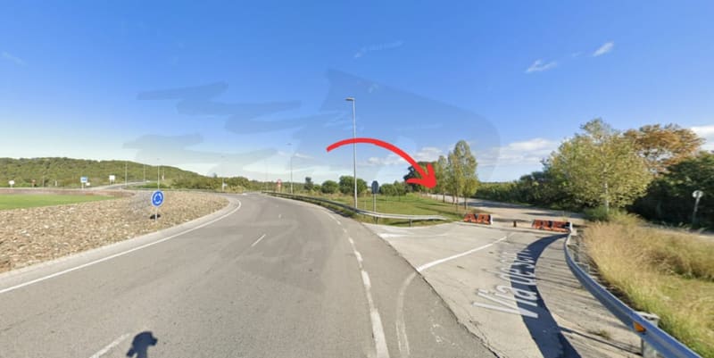 Pista de maniobras para moto y ciclomotor